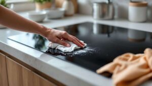 Jak usunąć rysy z płyty indukcyjnej? Sposób z sodą oczyszczoną jest najlepszy