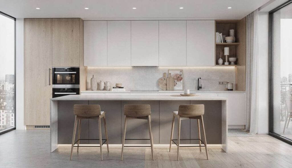 Blat w kuchni. Zobacz co wybierają architekci. 20 zdjęć z polskich kuchni