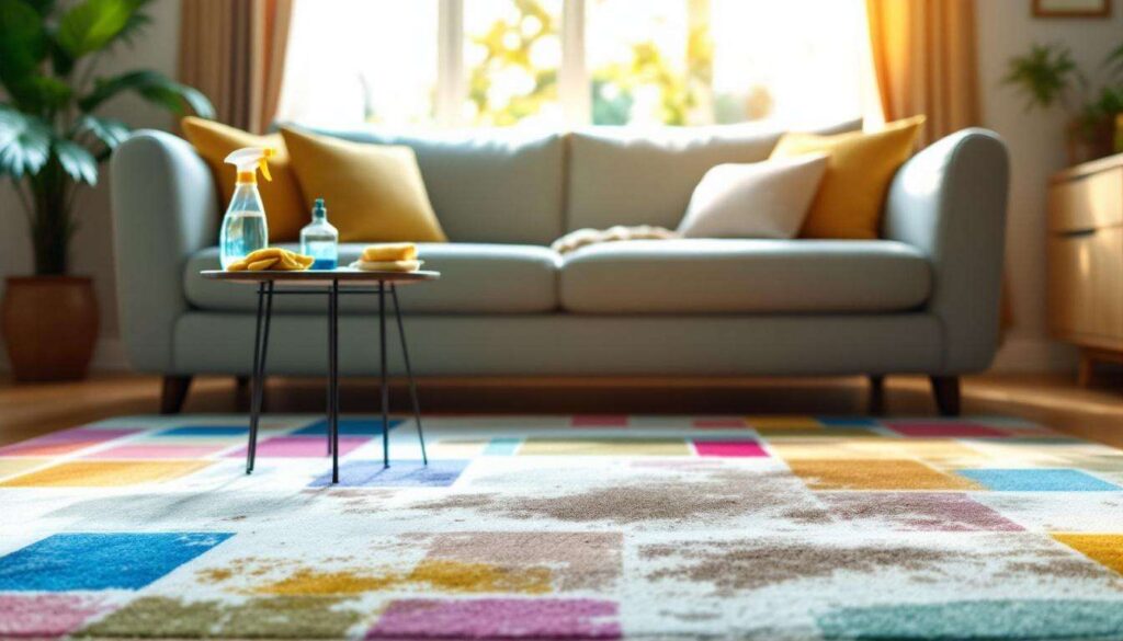 Poplamiony dywan: domowy sposób na czyszczenie w kilka minut bez prania