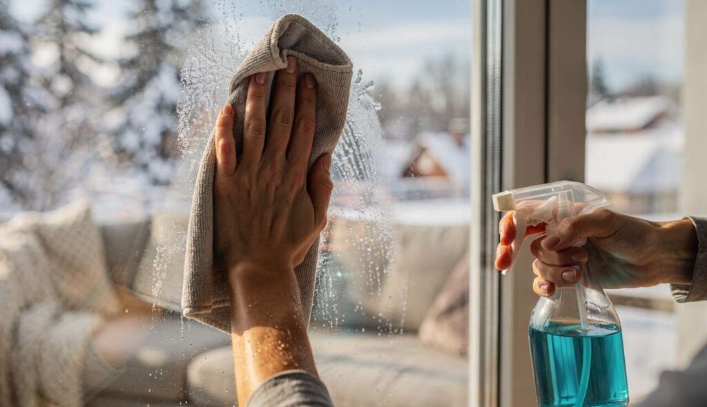 Szyby bez smug aż do wiosny: wystarczy dodać ten składnik do wody do mycia