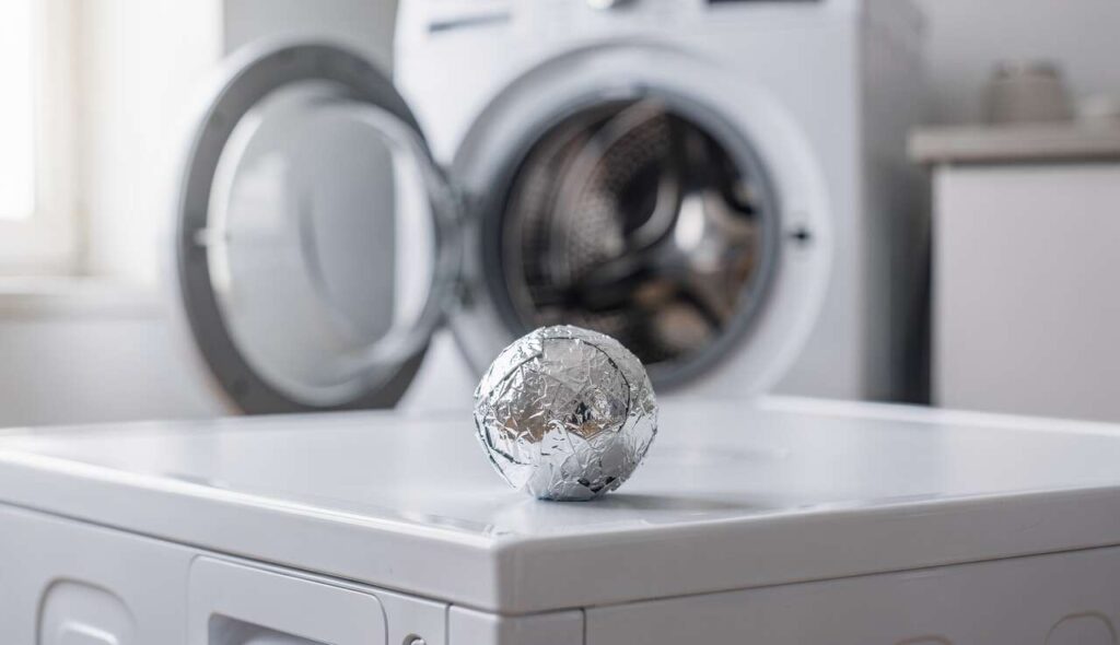 Wrzuć kulkę z folii aluminiowej do pralki: oto dlaczego coraz więcej osób to robi