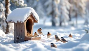 Norweski sposób na ptaki zimą: zapomnij o codziennym karmieniu i zrób to raz