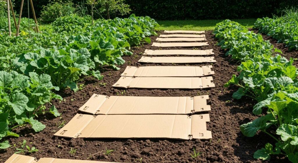 Kartoniki z lutego oszczędzają mi tygodnie pielenia: ta metoda jest banalna ale genialna w efekcie