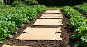 Kartoniki z lutego oszczędzają mi tygodnie pielenia: ta metoda jest banalna ale genialna w efekcie