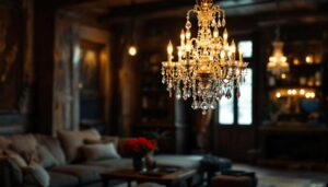 Kryształowy żyrandol ze starej chaty wart dziś majątek, eksperci wskazują na te detale