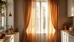 Firanki w kuchni wracają do łask w 2026 roku, projektanci pokazują jak je zawiesić
