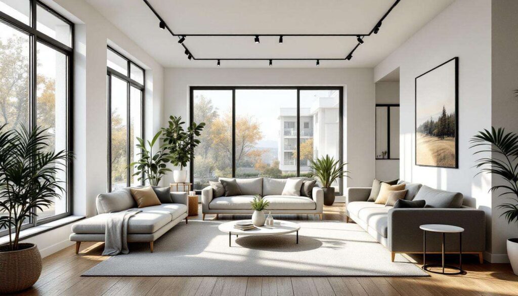 Mieszkanie 110 m² z powiększoną strefą dzienną, ściany zburzone na rzecz otwartej przestrzeni