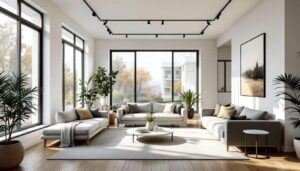 Mieszkanie 110 m² z powiększoną strefą dzienną, ściany zburzone na rzecz otwartej przestrzeni