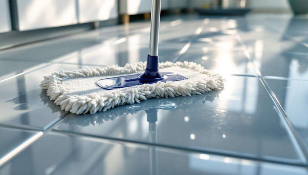 Podłoga myta na ciepło zbiera kurz szybciej, przełącz się na zimną wodę z kroplą płynu