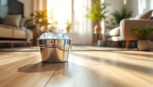 Panele podłogowe myte tym płynem nie matowieją, trzy łyżki na wiadro wody wystarczą