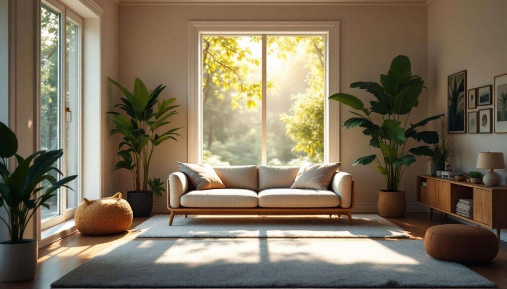 Kanapa ustawiona tyłem do okna blokuje światło, projektanci radzą zmienić układ mebli